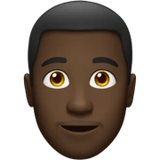 Black man sticker