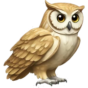 owl elegant sticker