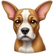 Fawn bull dog sticker