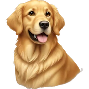 golden retriver sticker