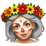 Flower-Crowned Dancer sticker