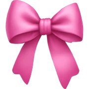 pink bow sticker