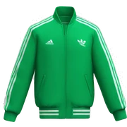 Adidas jacket green sticker