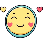 Face In love sticker