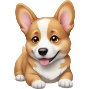 Corgi puppy sticker