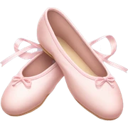 Pale pink ballet shoes sticker