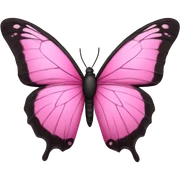 borboleta rosa sticker