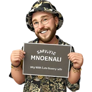 smiling boy with jewelry sticker