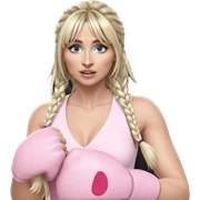 blonde girl with blue eyes sticker