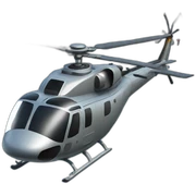 Helicopter sticker