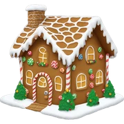 gingerbread house sticker