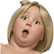 blonde meme parody portrait sticker