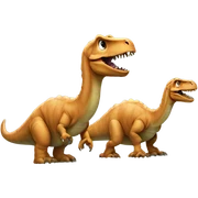 dino typing sticker