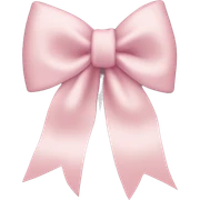 pale pink bow sticker