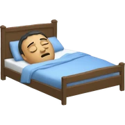 Sleep man sleep sticker