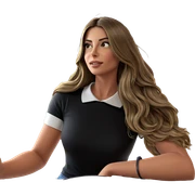 girl with cup by window sticker
