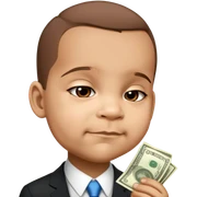￼ business man ￼With a lot of money sticker