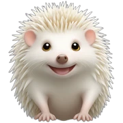 Hedgehog albino sticker