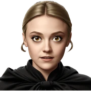 portrait of a girl sticker