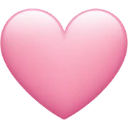 Pink heart sticker