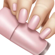 Light pink nails sticker