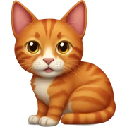 red cat sticker
