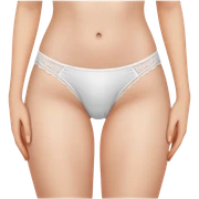 milf in white panties sticker