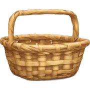 Cute basket  sticker