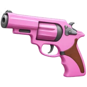 pretty pink gun sticker