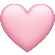 Pastell pink Heart  sticker