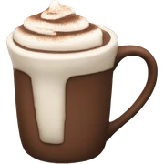 Hot chocolate mug sticker