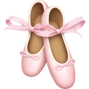 light pink christmas ballet shoes sticker