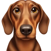 weiner dog sticker