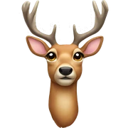 Deer sticker