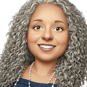 smiling girl with pearl necklace sticker