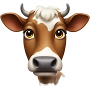 Cow sticker