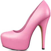 pink platform heels pink heels sticker