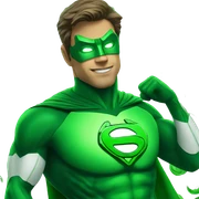 Green lantern sticker