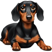 Dachshund chilling sticker