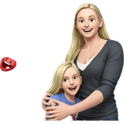friends sharing smiles together sticker