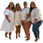 beach day with friends sticker
