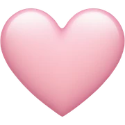 Light pink heart sticker