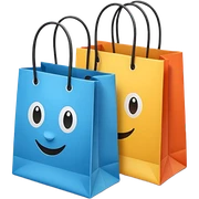 Shopping bags  sticker