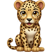 leopard  sticker
