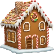 Gingerbread house sticker