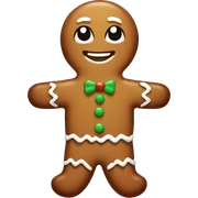 gingerbread man  sticker