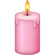 Baby pink candle  sticker