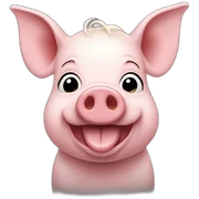 rockstar pig sticker