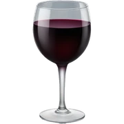 A cup of black wine sticker