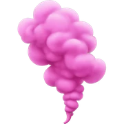 Pink smoke  sticker
